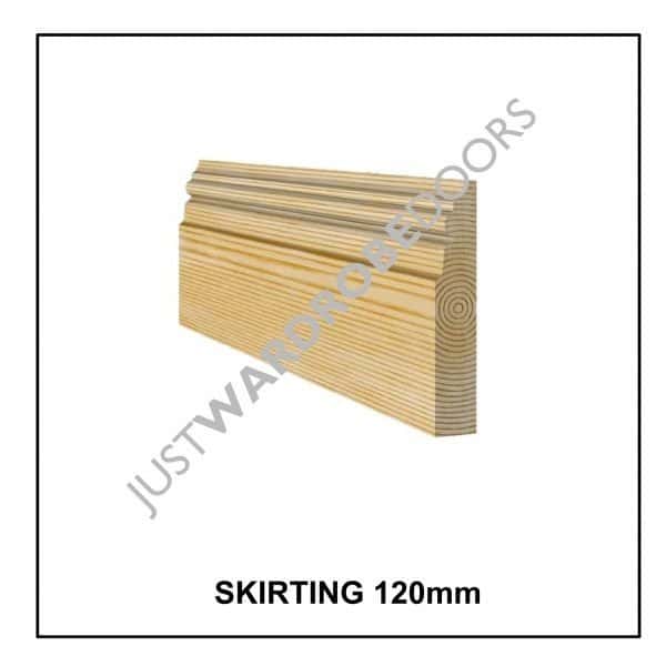 Fitted Wardrobe Skirting 120mm