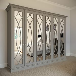 The Vienna 6 Door Mirror Wardrobe - Luxury Wardrobe Kit